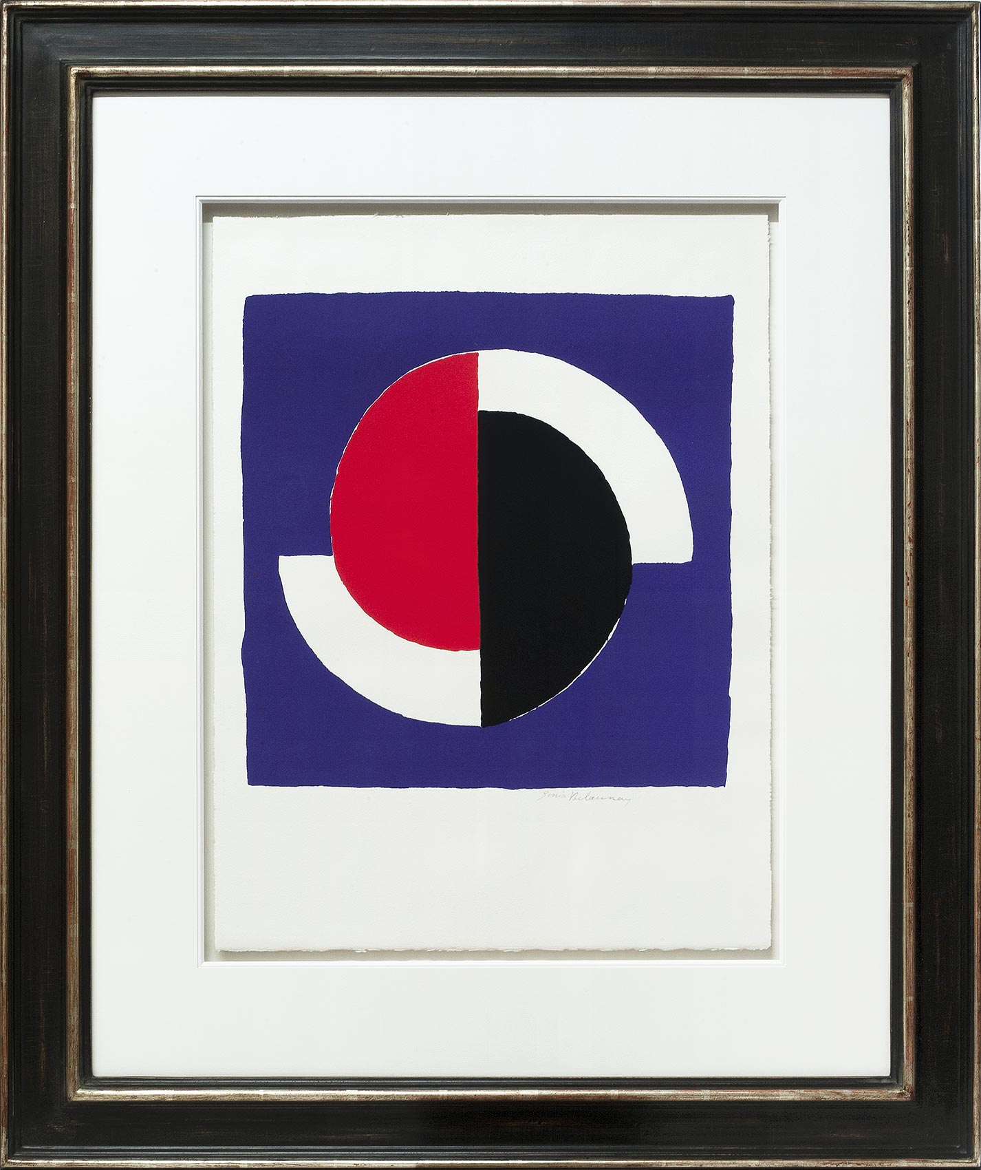 Sonia Delaunay, Cercles rouge et noir, Galerie Française