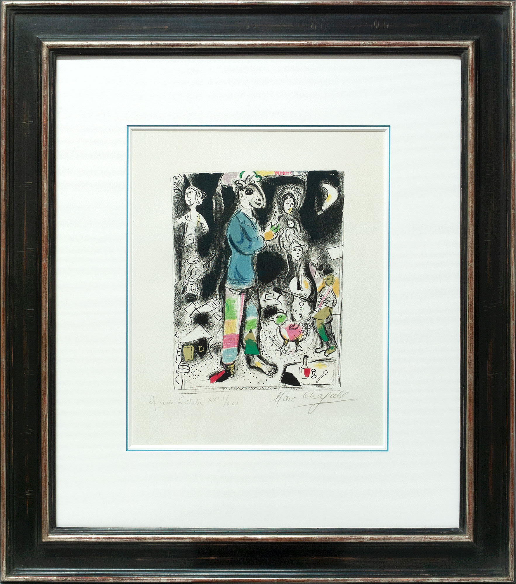 Marc Chagall, Paysan au violon, Galerie Française