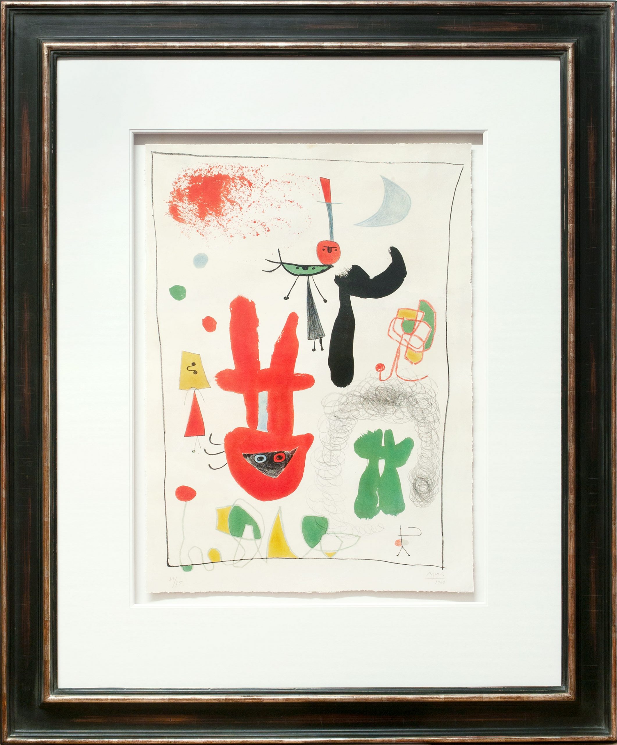 Joan Miró, Acrobate au jardin de nuit, Galerie Française