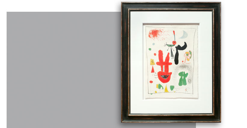 Joan Miró, Acrobate au jardin de nuit, Galerie Française
