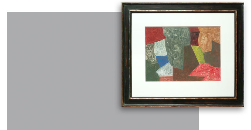 Serge Poliakoff, Composition abstraite, Galerie Française
