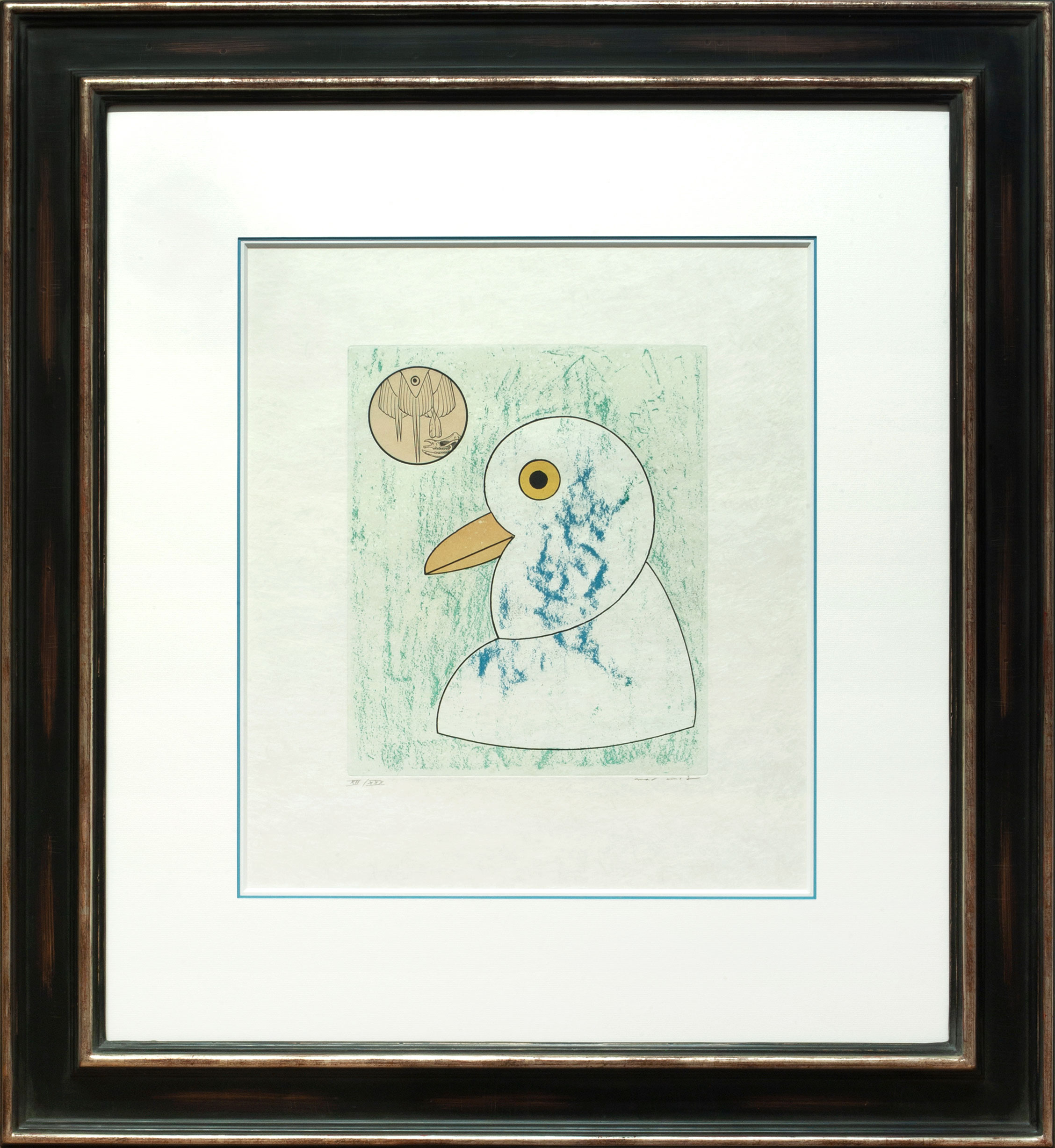 Max Ernst, L’oiseau en péril VIII, Galerie Française