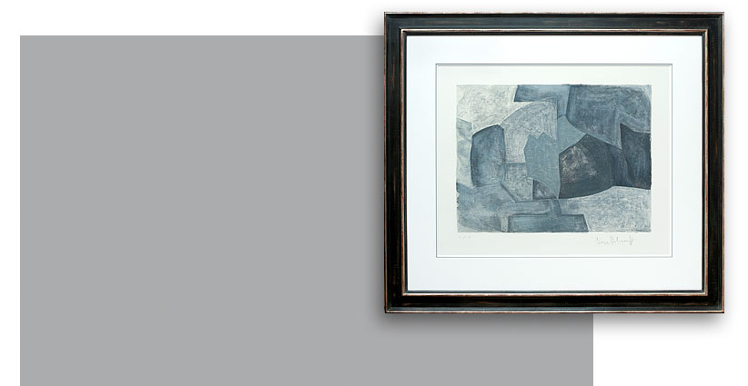 Serge Poliakoff, Composition grise, Galerie Française