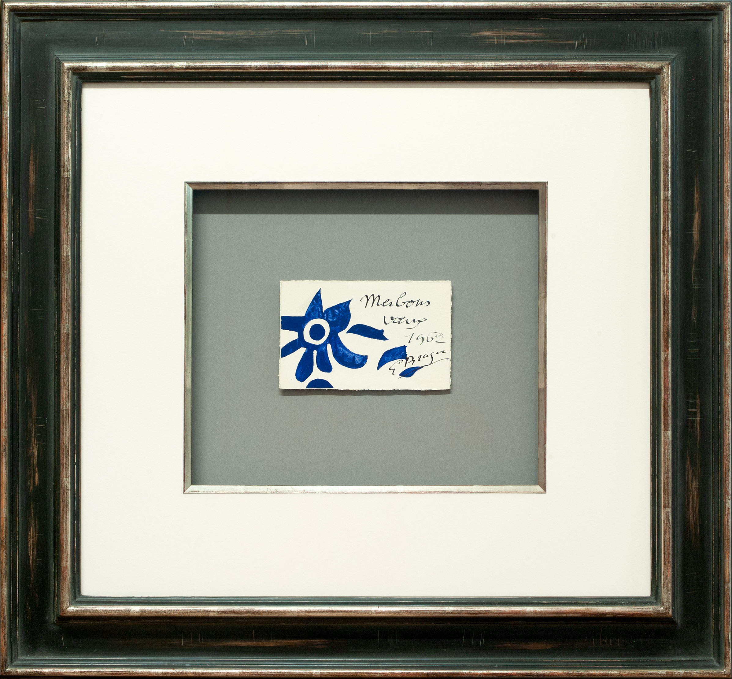 Georges Braque, Carte de vœux, Galerie Française