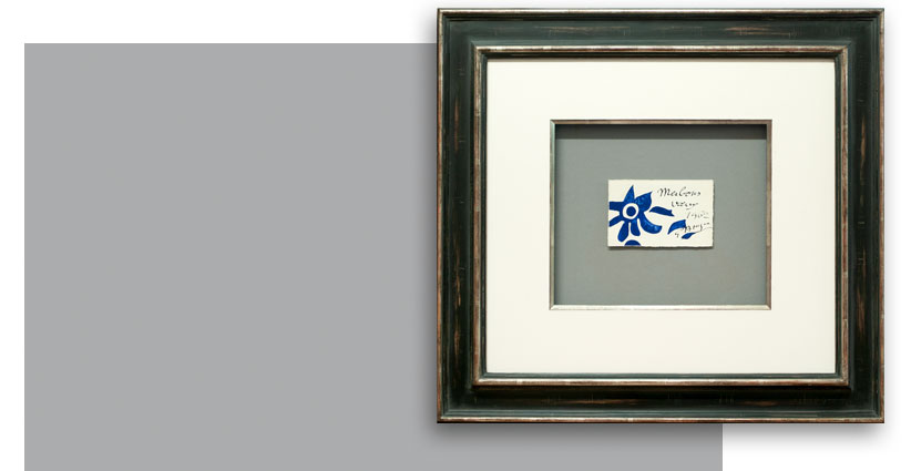 Georges Braque, Carte de vœux, Galerie Française