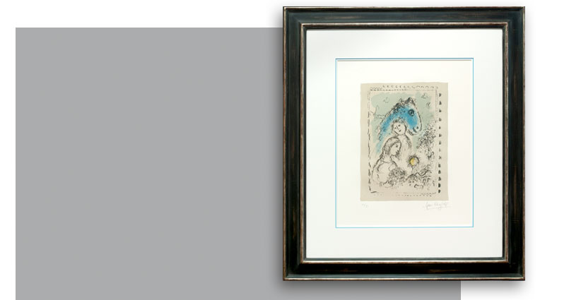 Marc Chagall, Cheval bleu au couple, Galerie Française