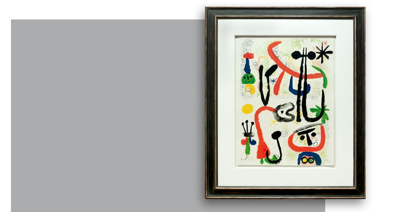 Joan Miró, Personnes et animaux, Galerie Française München
