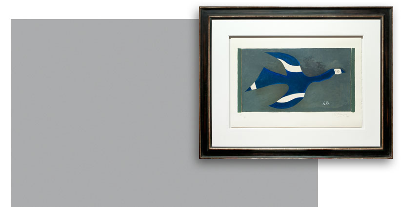 Georges Braque, Vol de Nuit (Oiseaux XII), Galerie Française