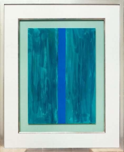 Günther Förg « Composition grün blau » Galerie Française