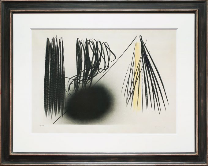 Hans Hartung « Composition L-1970-21 » Galerie Française