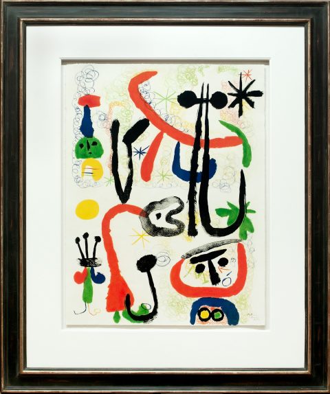Joan Miró, Personnes et animaux, Galerie Française München