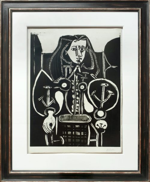 Pablo Picasso, Femme au fauteuil No 4, Galerie Française