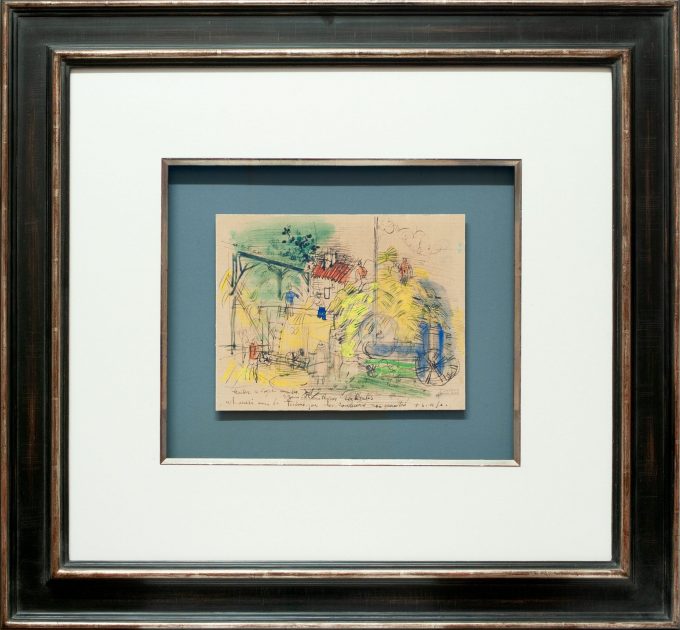 Raoul Dufy, Zones cromatiques verticales, Galerie Française